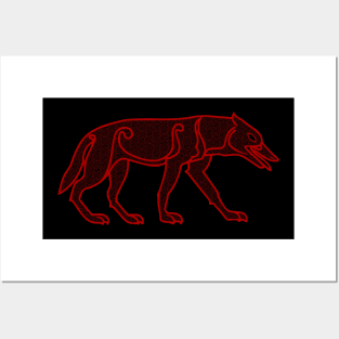 Pictish Wolf Posters and Art